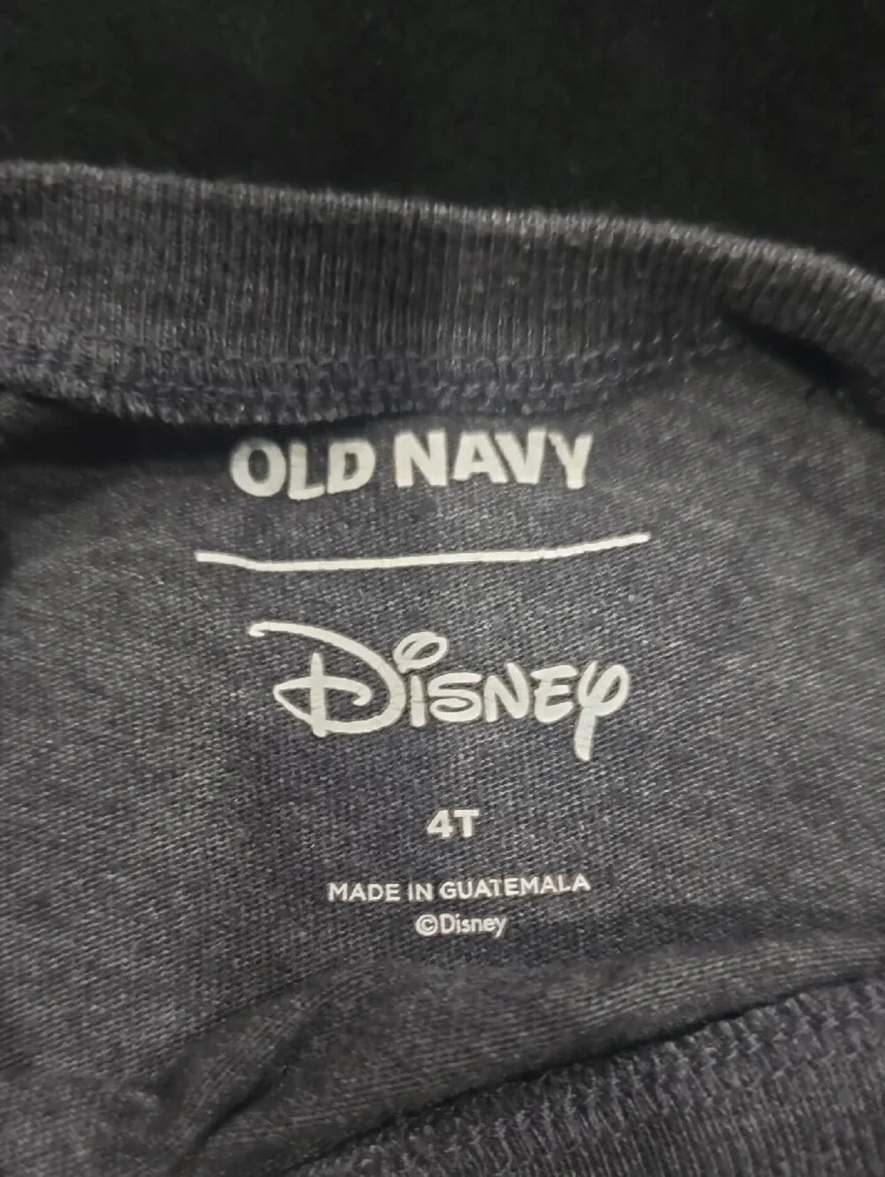 Old Navy Navy Blue Disney Logo Tee